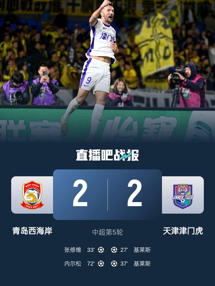 津媒：津门虎只踢了半场好球，9天3赛凸显体能及板凳深度不足
